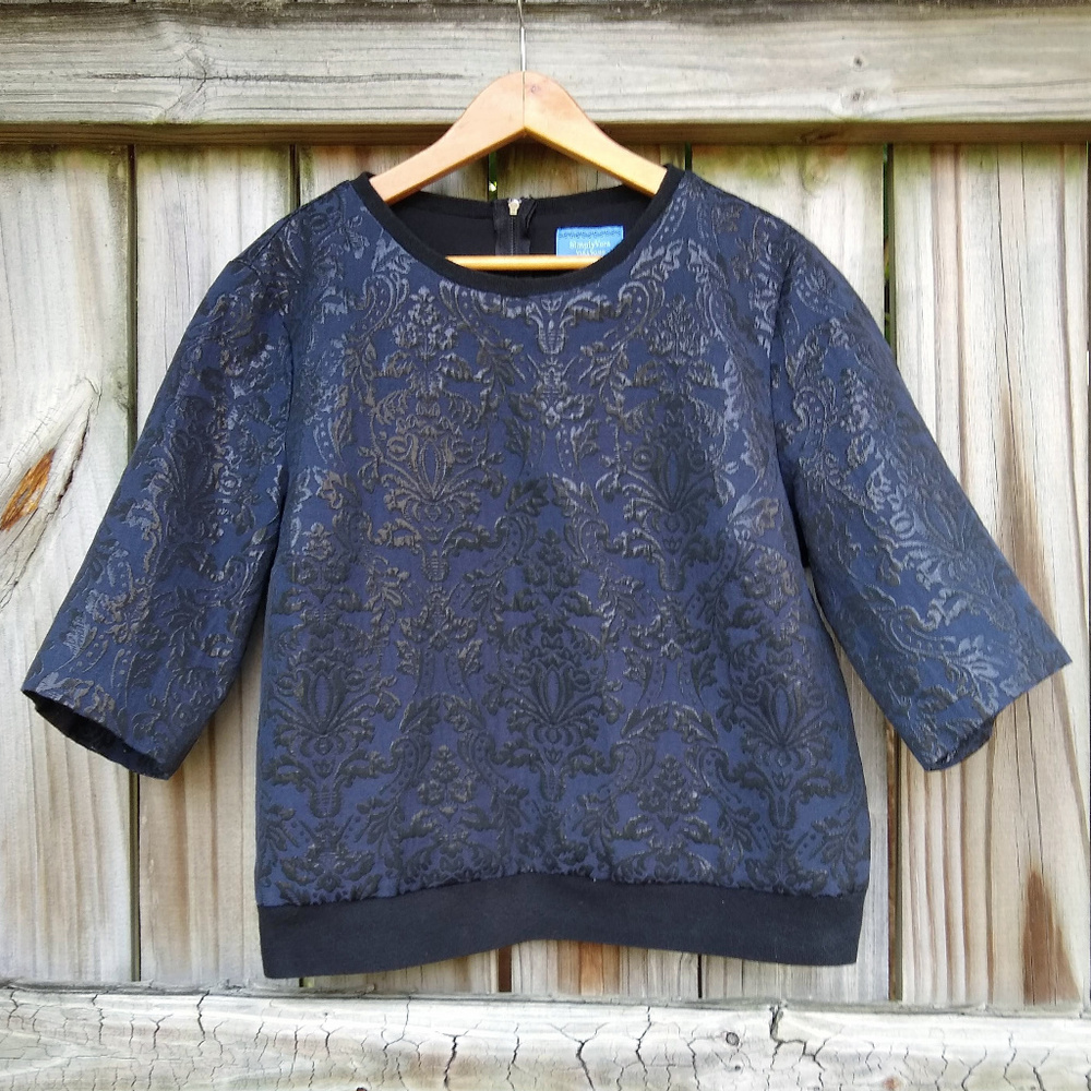 Simply Vera Brocade Blouse